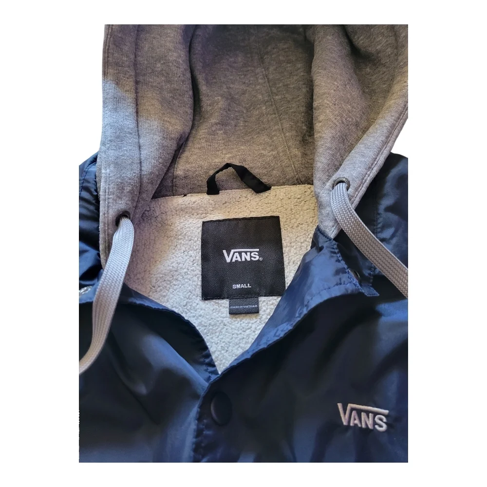 Vans Men's Blue Hooded Jacket - Picture 7 of 10